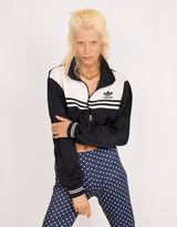 Polkadot stretch capri leggings