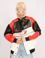 Vegan leather sports r002 jacket