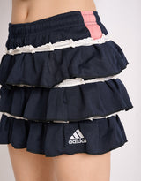 Vintage customized lace layered sporty skirt
