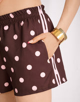 Polkadot sports shorts