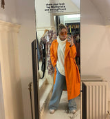 Vegan leather double breasted trenchcoat