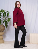 Oversized wide sweater