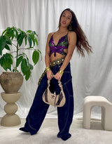 Butterfly sequin top