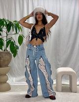 Butterfly sequin top