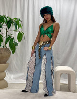 Butterfly sequin top