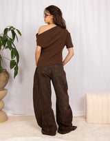 Asymmetricdrapedtop_Chocolate_2