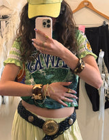 Braided detailed buckle belt I