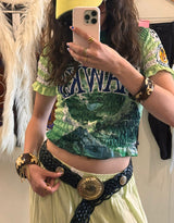 Braided detailed buckle belt I