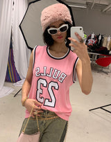 Bulls 23 sleeveless round neck jersey