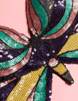 Butterfly sequin top