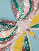 Butterfly sequin top
