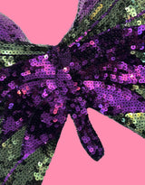 Butterfly sequin top