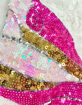 Butterfly sequin top