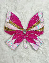 Butterfly sequin top