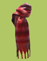 Checkered soft scarf