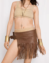 Handcrafted crochet bikini top