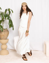 Flowy midi skirt