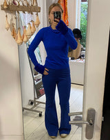 Vintage basic flared trousers