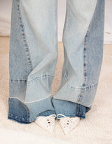 Pointed slingback lace-up kitten heels