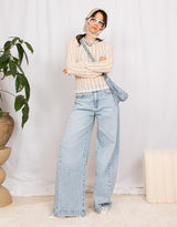 Floral sheer lace top