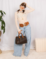 Floral sheer lace top