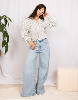 Vintage customized Ralph Lauren smocked longsleeve