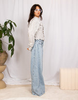 Vintage customized Ralph Lauren smocked longsleeve