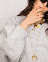 Oversized balloon sleeve sweater