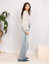 LA 1983 cropped sweater