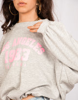 LA 1983 cropped sweater