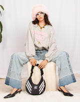 LA 1983 cropped sweater