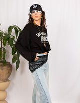 LA 1983 cropped sweater