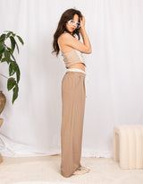 Relaxed straight leg trousers