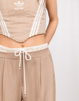 Relaxed straight leg trousers