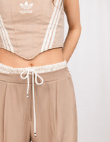 Relaxed straight leg trousers