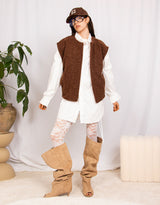 Textured waistcoat