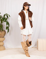 Textured waistcoat