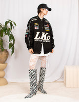 Racing club varsity jacket