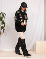 Racing club varsity jacket