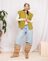 Textured waistcoat