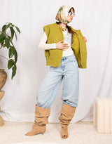Textured waistcoat