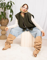 Textured waistcoat