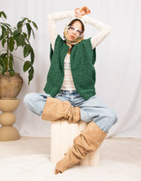 Textured waistcoat