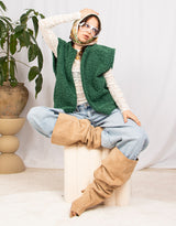 Textured waistcoat