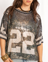 Sequin varsity 22 T-shirt