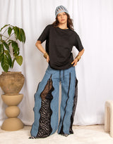 Rhinestone oversized T-shirt