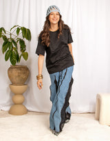 Rhinestone oversized T-shirt