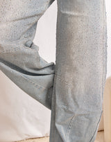 Sparkly barrel jeans