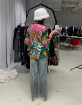 Geometric sequin T-shirt