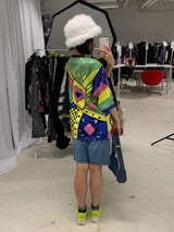 Geometric sequin T-shirt